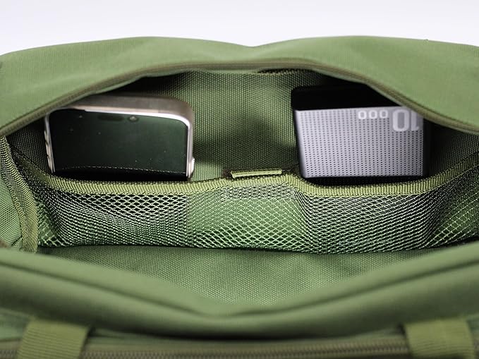 Coreflex 12-Inch Heavy Duty Tool Bag - Tactical, Gear, Range, EDC, Multi-Purpose Work Bag for Mechanics, Electricians, Carpenters, Builders, Plumbers (Olive Green)