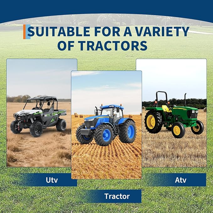 Tow Behind Landscape Rake, 48" Tow Dethatcher with 17 Steel Coil Tines, Lawn Dethatcher Rake Attaches to 48" or 60" Toolbars and 3-Point Suspension Systems, for Leaves, Pine Needles, and Grass, Orange