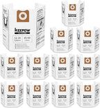 12 Pack VF3502 Shop Vac Bags, Compatible with Ridgid & Craftsman Vacuum 12-16 Gallon, Replacement Fiter Bags, 23743 VF3502 High Efficiency Dust Bags