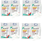 Recycled White T-Shirt Rags (5 lbs. Bag Pack of 8) - Shop Reusable, Washable, & Absorbent All Purpose Rag in, for Painting, Staining, Polishing, Dusting, & General Cleaning