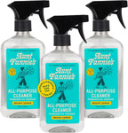 Aunt Fannie's All Purpose Household Cleaner, Multi-surface Spray, Powered by Vinegar for Kitchen, Bath, Windows and Countertops, Lemon Scent (Pack of 3)