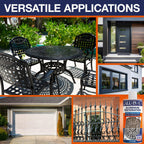 All-In-1 Aluminum Cleaner & Restoration Solution – Made in USA, Restores Faded Patio Furniture, Garage Doors, & Outdoor Fixtures, Aluminum Brightener & Restorer for All Painted Metal Surfaces, 16 OZ