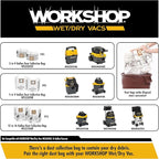 WORKSHOP Wet/Dry Vacs 2.5" Muffler/Diffuser