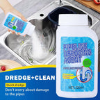 Drain Clog Remover, Pipeline Dredging Agent, Powerful Quick Cleaning Drain Toilet Cleaner Tool, Unclog Toilet Clog And Kitchen Sink Pipe Unblocker Powder