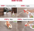 Nature's Miracle Hard Floor Cleaner, 24 Ounces, Dual-Action Stain and Odor Remover Works to Remove Tough Pet Stains and Odors On Sealed Wood and Hard Floor Surfaces