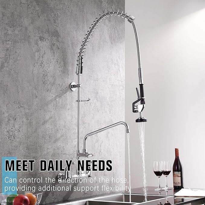Stainless Steel Pre-Rinse Overhead Spring, Spring for Pre-Rinse Comercial Sink Faucets