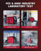 ARCCAPTAIN Stick Welder, [Large LED Display] 200A ARC/Lift TIG Welding Machine with Synergic Control, IGBT Inverter 110V/220V Portable MMA Welder Machine with Hot Start, Arc force and Anti-Stick