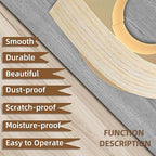 GSCIT Club Oak Edge Banding, 2 inch x 100ft roll of Veneer Edge Banding - Pre-glued Flexible, Real Wood Tape for Cabinet Repair & Furniture Restoration