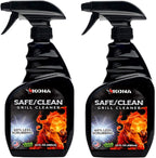 Kona Safe/Clean Grill Cleaner Spray [2-Pack] - Kitchen Degreaser Spray, Griddle Cleaner, Oven Cleaner, Heavy Duty, Non-Toxic, Fume Free & Eco-Friendly Outdoor Grill Degreaser, Biodegradable