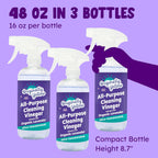 Originally Yellow Lavender Vinegar All Purpose Cleaning Spray | Cleaning Vinegar For home | Bathroom, & Kitchen | Plant-Derived All Purpose Cleaner Spray | distilled vinegar for cleaning | 3 Pack