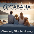 Cabana Filters 6-Pack 14x14x1 MERV 13 AC Furnace Air Filter for Home and Office - Indoor HVAC System Filtration Replacement, Captures Unwanted Particles
