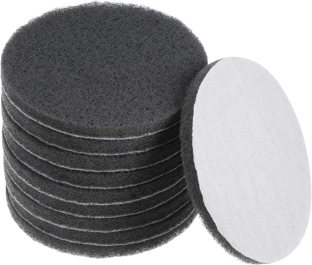 HARFINGTON 10pcs Drill Power Brush 5 inch Tile Scrubber Scouring Pads 1000-1200 Grit for Bathroom Kitchen Household Cleaning