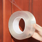 Transparent Window Weather Sealing Tape, 1.2IN x 16FT, Clear Window Draft Isolation Sealing Film Tape for Door Draft Stopper Adhesive Tape, Doors Windows and Shower Glass Gaps