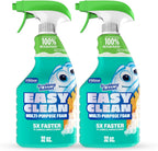 Scrubbing Bubbles Easy Clean Foaming Multipurpose Bathroom Cleaner Spray, Bottle Made from 100% Recyled Plastic, 32 Ounce Spray (Pack of 2)