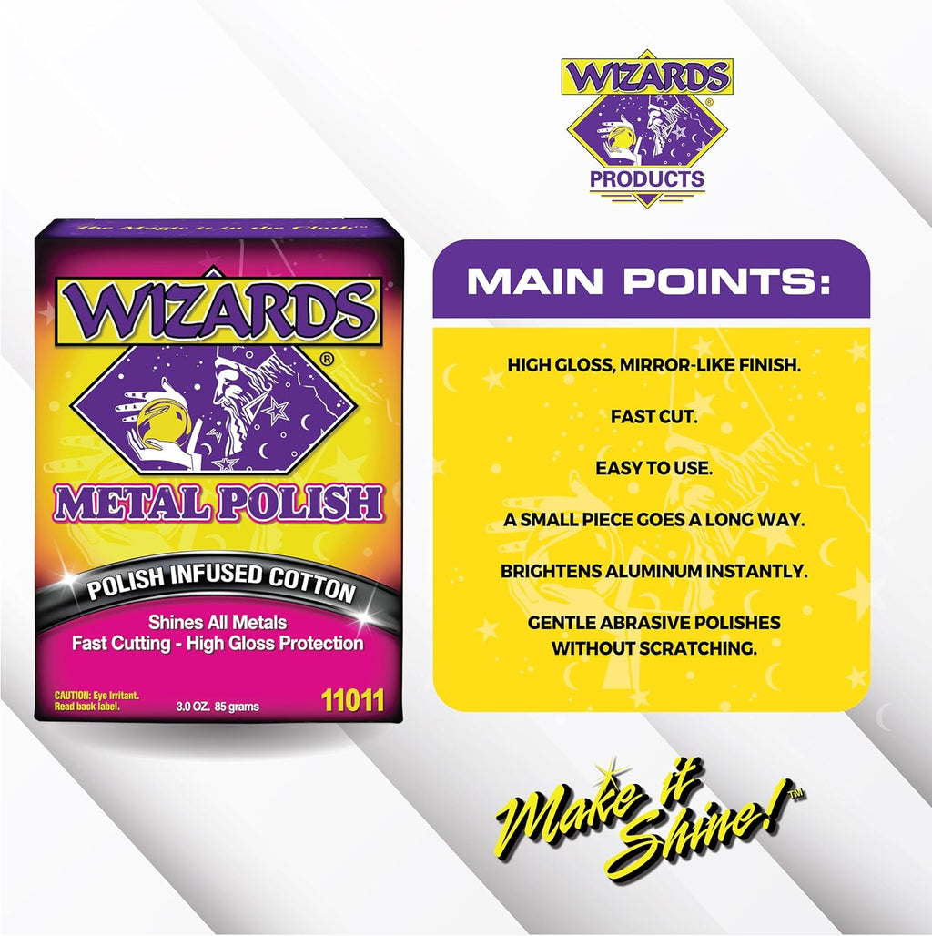Wizards Metal Polish_Silver, Brass, Stainless & Aluminum Car Care 3oz-wt_11011