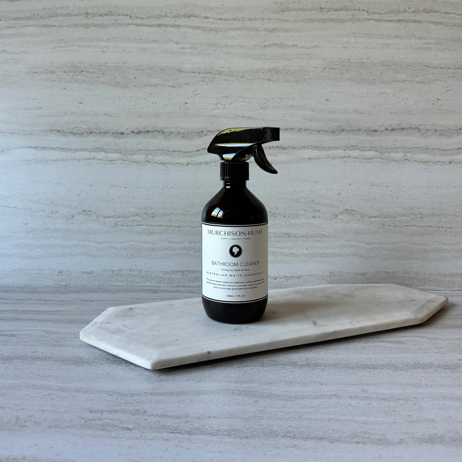 Murchison-Hume Powerful, Plant-based, Multi-Surface Bathroom Cleaner Spray for Basins, Tubs, Tiles, and Toilets. Eliminates Odor, 17oz, Australian White Grapefruit