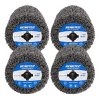 4" Black Cleaner, 100x100mm, 4 Pcs Pack, Metal Surface Cleaning, Rust Remove, Oxidation Paint Removal.