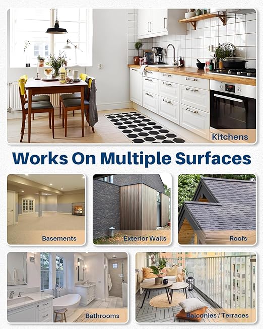 Transparent Waterproof Sealant,500G Clear Liquid Invisible Polyurethane Waterproof Coating for Roofs Walls,Garden,Bathroom,Kitchen Indoor & Outdoor Water Proof Sealant