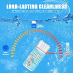 Automatic Toilet Cleaner, Blue High-Concentration Liquid for Powerful Toilet Bowl Cleaning, Lasts 200 Days or Over 4000 Uses, Deodorizes and Prevents Stains in Bathroom Toilets (1Bottle)