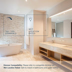 PARMIDA (24 Pack) 5/6 Inch Dimmable 3CCT LED Disk Lights, 15W Surface Mount Recessed Ceiling Lighting, 3 Color Selectable 3000K/4000K/5000K, 1050lm, J-Box Or Recessed Can Installation, UL-Listed