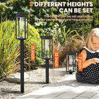 Solar Pathway Lights Outdoor,6 Pack Bright Solar Lights Outdoor,IP65 Waterproof Solar Garden Lights Solar Powered Landscape Lighting for Yard Patio Walkway Driveway Pathway (Cool White)