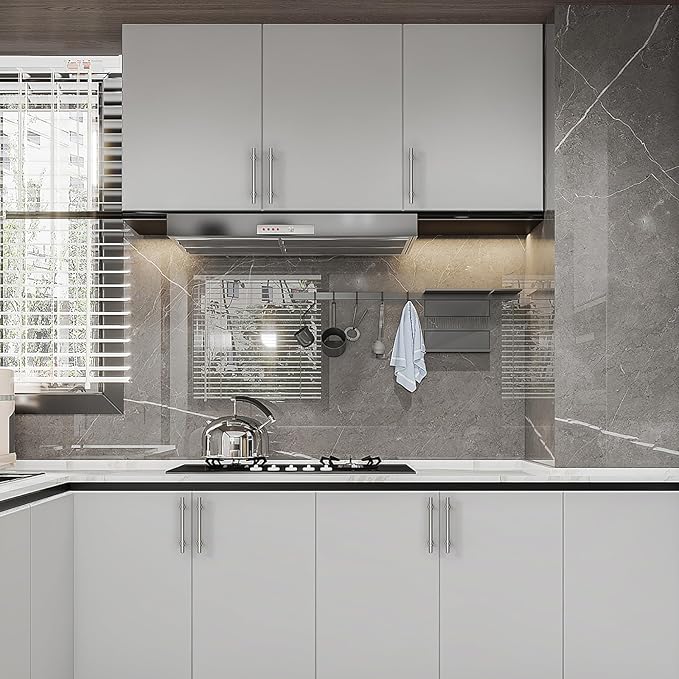 Asidrama 10 Pack 3 Inch(76mm) Brushed Satin Nickel Kitchen Cabinet Handles, Cabinet Pulls Kitchen Cabinet Hardware Cupboard Handles Drawer Pulls