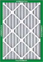 Filterbuy 15x20x2 Air Filter MERV 8 (MPR 700) Dust Defense Replacement (6-Pack), Electrostatic Pleated HVAC AC Furnace Filters, Made in USA (Actual Size: 14.50 x 19.50 x 1.75)