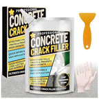 Concrete Crack Filler, High Elasticity Cement Crack Filler, Self Leveling Concrete Slab Repair Sealant for Driveway, Walkway, Patio, Waterproof Caulking Glue for Joint, Outdoor - 17.6 Floz