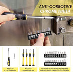 DOWELL 40 Piece Home Tool Set Yellow, General Household Hand Tool Kit with Plastic Toolbox Storage Case, Mini Repair Tool kit for Women, College Students, Home Use & More