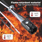 PATIKIL Candelabra Base Lamp Holder Light Socket, 6pcs UL Listed Keyless E12 Bulb Socket with 9.8" Wire Leads for E12 Incandescent LED Light Bulbs, 3.1" Tall