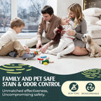 Enzyme Carpet Cleaner - Enzyme Carpet Shampoo (1gal) - Carpet Cleaner Solution to Eliminate Tough Stains & Neutralize Odors - Removes Dog, Cat, All Pets Urine- Use with All Machines