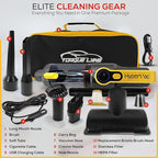 Car Vaccum Cleaner - 2 in 1 Handheld dustbuster, High Power, Portable, Cordless & Corded + Blower with 18500Pa Suction - Fast USB-C Rechargeable Hand Vacuum for Home, Office, Pets & Auto Detailing