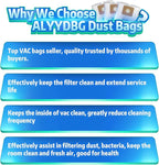 3 PCS Preferential Set Shop Vac 1-1.5 Gallon Vacuum Bags, ALYYDBG Type A 90667 9066700 9066733 High Efficiency Collection Bags