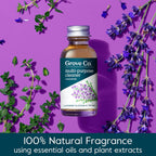 Grove Co. Multi-Purpose Cleaner, Refill Concentrate (6 x 1 Fl Oz) Plant-based Household Cleaning Supplies, Ammonia & Chlorine Free, No Plastic Waste, Lavender Blossom & Thyme, Total 3 x 2 Pack Refills