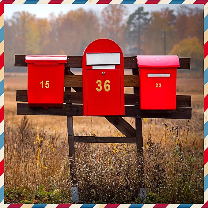 Leinuosen 260 Pcs Back to School Gifts Mailbox Numbers Stickers Adhesive Numbers for Outside Reflective Vinyl Waterproof Address Sticker for Mailbox Signs, Classroom, 1&2&3 Inch(Gold Word)