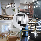 Vintage LED Edison Bulbs 60 Watt Equivalent Dimmable 7W ST58 LED Filament Light Bulbs Daylight White 5000K Antique Style Lighting High Brightness 800LM E26 Medium Base Clear Glass Home Office, 12 Pack