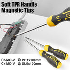 DOWELL Small Mini Tool Set School College Student Kids Dorm Tool Set Kit Home Repair Hand Tools with Tool Box Storage Case Upgraded HYT9