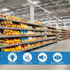 T8 LED Bulbs 4 Foot, 12 Pack 36W 4680LM 5000K Daylight White Type B 4FT LED Tube Lights, T8 T10 T12 Fluorescent Replacement Bulbs, Ballast Bypass, V-Shaped, Double Ended Power, Clear Cover