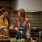 Ionic Brush Set, Magnetized to Stand Upright, Stainless Steel with Replaceable Heads, Bronze