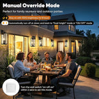 BesLowe 18” Upgraded Motion Sensor Outdoor Wall Lights, Dusk to Dawn Porch Lights Outdoor Wall Sconces, 3 Lighting Modes Exterior Lighting Fixtures with Hooks, Bronze Outside Lights for House, 2-Pack