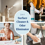 PlaneAire Clean | Surface Cleaner and Air Freshener | All Purpose Cleaning Spray | Natural Odor Eliminator | Cleaning Supplies | Room Spray | Household Cleaning