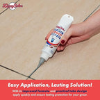 Tile Grout, Repair Kit,Restore & Renew Tile Joints Line, Fast Drying Grout Paint Squeeze Tube for Bathroom Shower Kitchen Floor, Waterproof (8.8 oz) (Grey)