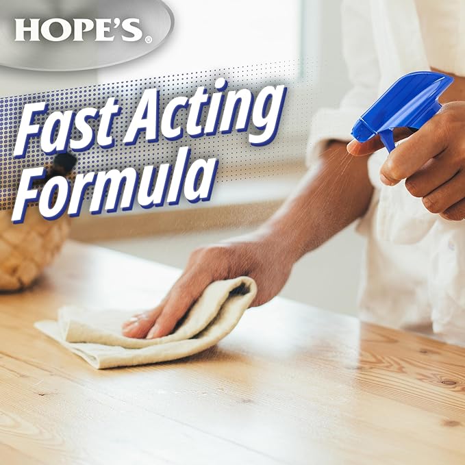 HOPE'S Perfect Kitchen Cleaner Spray - 32 Oz No-Residue All Purpose Cleaning Spray - Multisurface Degreaser for Counters, Stoves, Microwaves, and More - Pet and Home Safe - Pack of 2