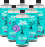 Aunt Fannie's Ultra Concentrated Floor Cleaner Vinegar Wash, Multi-Surface Solution Mopping, Makes 16 Gallons, Lavender Scent, 32 oz. (Pack of 6)