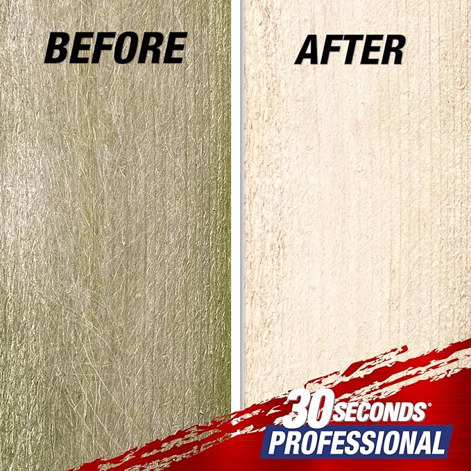 30 SECONDS Pro Mold and Mildew Stain Remover | Scrub Free | Brighter Results Instantly | Ready To Use Refill | 128 fl. oz. (2 PACK)