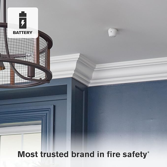 First Alert SM210M, 10-Year Sealed Battery Micro Smoke Alarm, 1-Pack