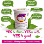 Quick 'n Brite All Purpose Cleaning Paste – Miracle Cleaner for Tough Stains | Eco-Friendly, Non-Toxic, Pet-Safe | Multi-Surface Stain Remover | Made in USA, 32oz (Pack of 2)