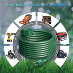 K KASONIC - 50 Ft Extension Cord with 3 Outlets, UL Listed 16/3 SJTW 3-Wire Grounded, 13A 125V 1625W for Indoor/Outdoor Use - Green