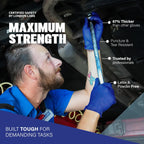 Cobalt Blue 5 Mil Nitrile Exam Gloves Disposable Latex Free | Medical Rubber Gloves for Doctors, EMT, First Aid Kit, Food Service & Cleaning | Pack of (100 CT)