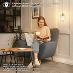 Ralbay ST48 Vintage LED Edison Bulbs 60 Watt Equivalent 6-Pack, Bright Natural White Light 4500K, E26 Antique LED Filament Bulbs, E26 Medium Base